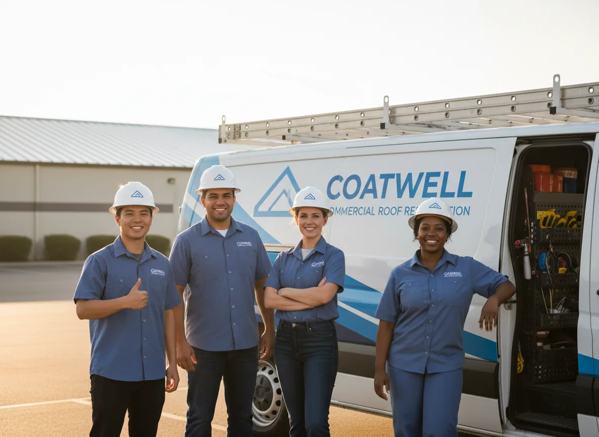 Commercial roof coating company in Round Mountain, TX